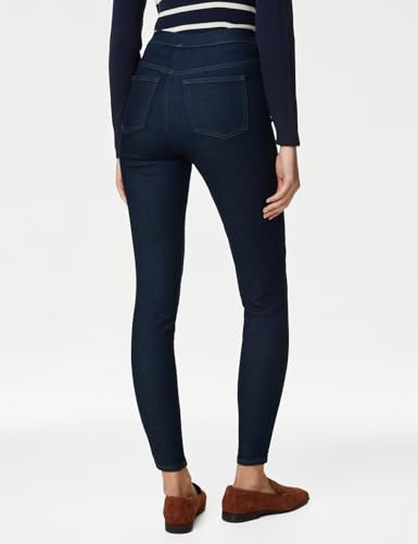 Image of Marks & Spencer Womens Light Wash High Rise Skinny Fit Jegging
