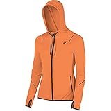 Asics Damen Leicht Full Zip Hoodie, Damen, 140945, Melon, M