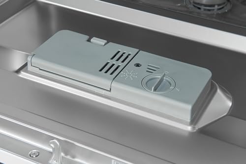 Exquisit Tischgeschirrspüler GSP206-030D silber | Spülmaschine 55 cm freistehend | Kleiner Geschirrspüler 6 Maßgedecke | Tischspülmaschine LED Display