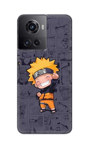 Image of PRINTFIDAA Plastic Printed Hard Back Cover Case For Oneplus 10R 5G 80W | 150W Back Cover (Famous Anime Cartoon Character) -112, Multicolor