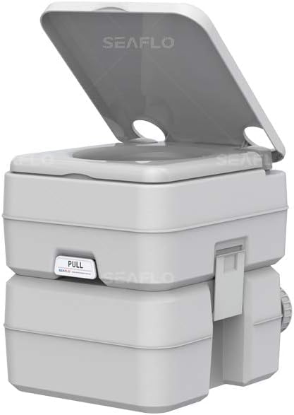 PIMAR - WC Portatile da Campeggio, 20 l, per Interni ed Esterni, per Camper, Camper, WC per Anziani Donne Incinte