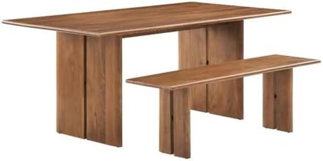 Modway Amistad 72" Solid Wood Modern Farmhouse...