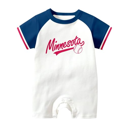 Image of KREDE Baby Clothes Unisex Bodysuit White Custom Name Number for Baby Boys