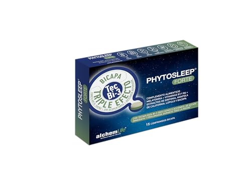 PHYTOSLEEP® FORTE suplemento alimenticio natural con Melatonina, Pastillas naturales de melatonina para dormir.