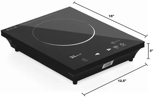 Miniatura 4 de Narita Invierno radiante eléctrico portátil 1500W del POT de la superficie de la clase de Cooktop