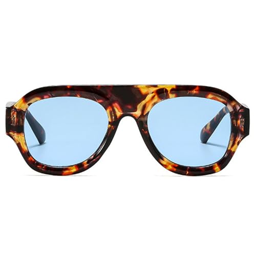 COTIA Oversized Trendy Pilot Sunglasses for Women Men Vintage Square Personality Sun Glasses Outdoor Travel Eyewear2