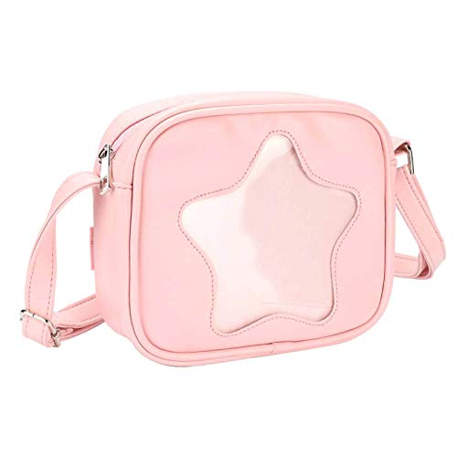 SteamedBun Ita Bag Cat Shaped Crossbody Ita Purse Cell Phone Wallet Shoulder Pins Bag with Insert