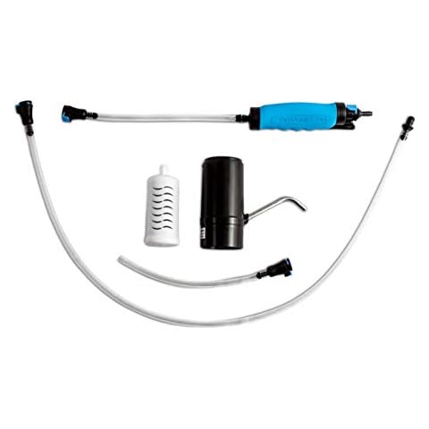 Sagan Life 55 Gallon Drum Water Filter Pump, AquaDrum Water Purification System, Emergency Water Barrel Filtration System, Long Term Water Storage, Emergency Drinking Water, Filters Up to 250 Gal Cover