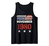 Photo Gallery awesome since 1980 vintage usa flag classic novembre 1980 canotta Photo Gallery awesome since 1980 vintage usa flag classic novembre 1980 canotta