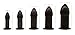 Master Series 5 Piece Anal Trainer Set, Black