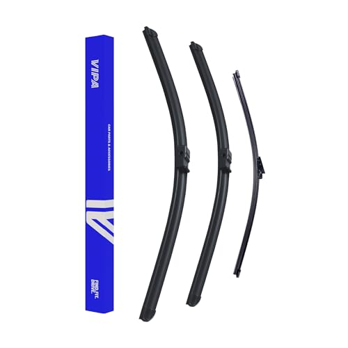 Vipa Car Parts Premium Wiper Blade Set | fits: SKODA OCTAVIA Estate (Feb 2004 to Jun 2013) | All-Weather Performance | Durable, Streak-Free Windshield Wipers | Easy Installation