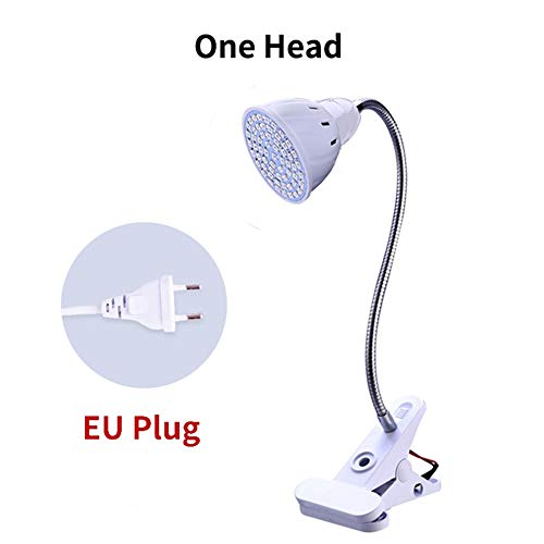 Preisvergleich Produktbild LiQinKeJi8 Pflanzenwachstumslampe E27 Schraube LED-Tastenschalter-Blumen-Licht-Knopf mit Lichttaste Wachstum Fleshy Schalter Schalter 360 ° Gooseneck Anlage Lampe mit Wachsen
