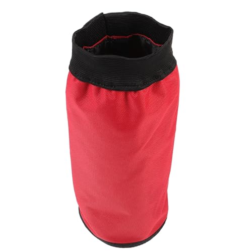 Toddmomy Professional Red Drumstick Barrel Drumstick Storage Container Single Screw Closure for Drummers Sturdy Drum Accessory for Easy Carrying and Organization