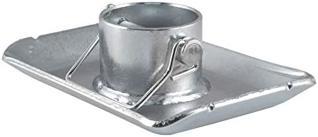 CURT 28272 Trailer Jack Foot, Fits 2-Inch Diameter Tube, Supports 2,000 lbs