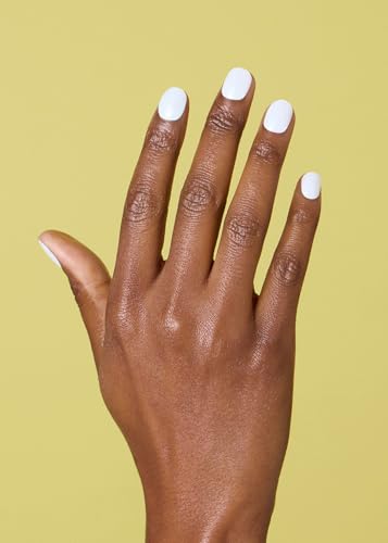 Image of ohora Semi Cured Gel Nail Strips (N Clean White) - White, Solid, Works with Any UV /LED Lamps, Salon-Quality, Long Lasting, Easy to Apply & Remove - Includes 2 Prep Pads, Nail File & Wooden Stick
