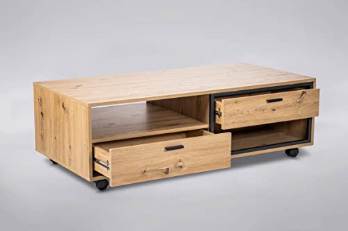 M2 Kollektion Couchtisch Panama in braun, B/H/T = 120x40x60cm – Bild 4