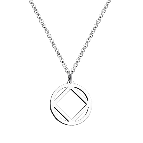 Recovery Gifts NA Jewelry Narcotics Anonymous Necklace Keychain 12 Step Addict Jewelry Recovery Sobriety Gift
