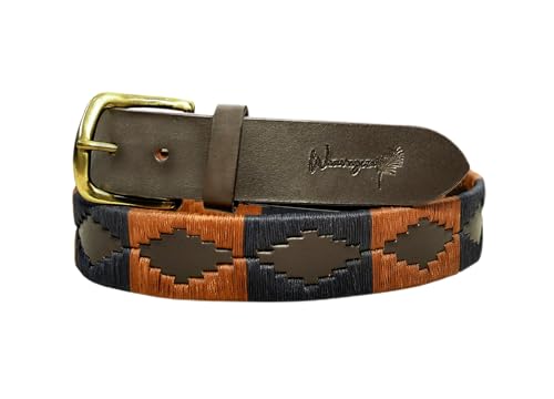 Argentine Polo Belts Hand Woven Unisex Top Grain Fashion Polo Leather Belt 100% Hand Made Belt PBRSI152