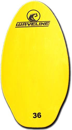 Waveline Wood Skimboard - Bright Neon Color Skim Boards