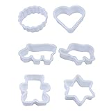 💙Lebensmittelechtes Material: Dieses Keksformen-Set besteht aus lebensmittelechtem Kunststoff, der hart und haltbar ist und sich nicht verformen lässt.