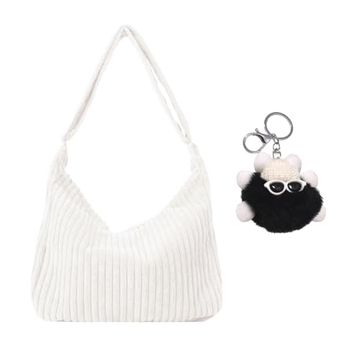 CHROMACRAFT Bolso De Hombro Ajustable y Cole De Pana, Casual Simple Para Mujer CHROMACRAFT Bolso De Hombro Ajustable y Cole De Pana, Casual Simple Para Mujer