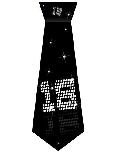 Christian Fabrications Cravate en Carton avec élastique 18 Ans VIP - Noir - Taille Unique Cover