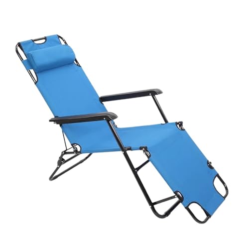 Silla reclinable plegable extensible de doble propósito portátil