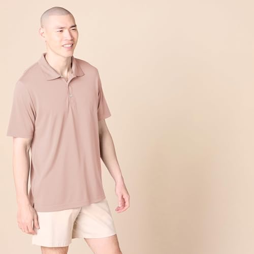 Image of Amazon Essentials Men's Regular-Fit Quick-Dry Short-Sleeve Golf Polo Shirt
