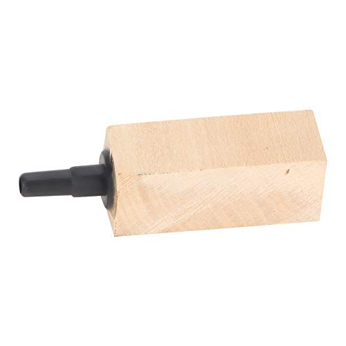 Image of TOPINCN 2Pcs Set Wooden Air Bubble Stone Diffuser, Air Pump Accessories Air Stone Cylinder Fine Bubbles for Aquarium Fish (L)