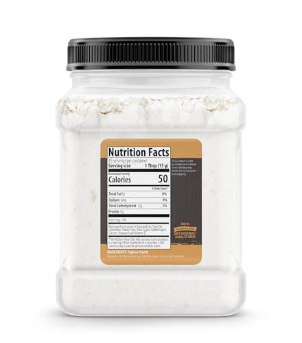 Birch & Meadow Tapioca Starch, Tapioca Four, Baking & Cooking (1.5 Pounds)