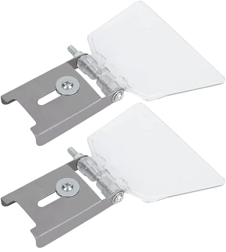 KooingTech Bench Grinder Eyeguard, 2PCS, Silver, Stainless Steel, Universal, Easy Install, Protects from Debris & Sparks, Compatible with 125/150/200/250 Grinders - Image 2