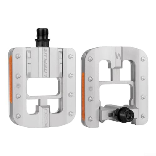1 Paar Fahrradpedale, Klapppedale, leichte Aluminiumlegierung, für platzsparende Aufbewahrung (schwarz)