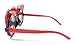 Snow Abonci - Kids Mouse Ear Round Flip Out Sunglasses (Red/Black Bows)