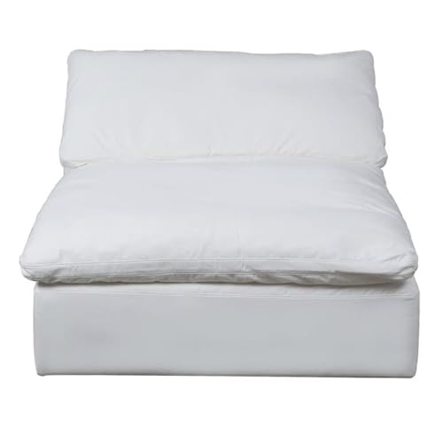 Sillón Plegable Tela Blanco miniatura 3