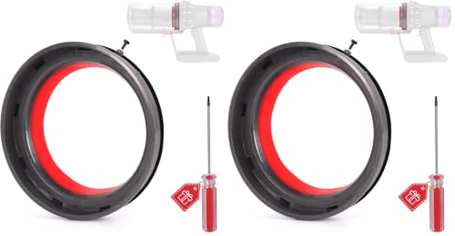 Image of Dust Bin Top Fixed Sealing Ring Compatible with Dyson V11 V15 SV14 SV15 SV22 Vacuum Cleaner Dust Bucket /Dirt Cup Replacement Parts, Vacuum Cleaner Repair Accessories (Pack of 2)