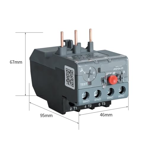 Protector de sobrecarga térmica JRS1DS-25/Z soluciona paradas de motor de 4-6A 2