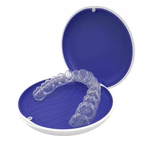 Mouth Guard for Grinding Teeth at Night, Bite Guard for Teeth Clenching Nighttime for TMJ Relief, Nightguard for Adult and Kids, 1 Pack