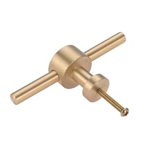 Uyfrd UYFRD 1x Türknopf Messing Gold