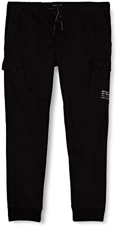 Replay Men's Trouser, Black (998 Nearly 