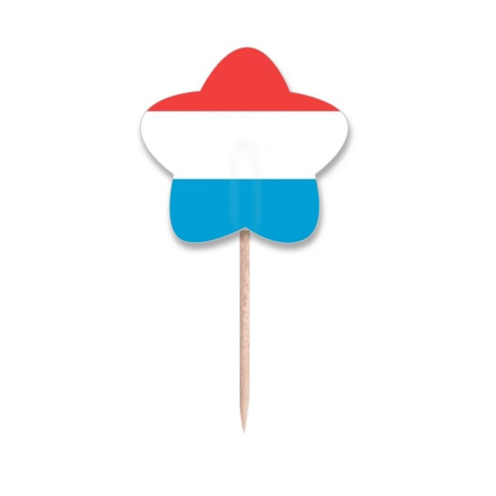 Cure-dents drapeau Luxembourg pour réussir vos buffets de fête et soirées à thème