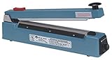 American International Electric AIE-405C 16-Inch Cutter Impulse Hand Sealer with Cutters, 8 mil Max. Material Thickness, 5mm Seal Width, 1000 Watts, Equipped with a Sliding Blade
