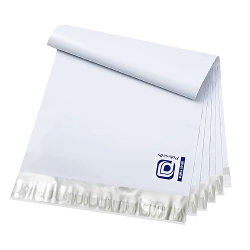 Image of POLYSELLS 9x12 White Poly Mailers 3000 Pack Shipping Bags for Clothing | Bulk Waterproof Tear Resistant Mailing Envelopes for Shirts Apparel Fabric Accessories Ecommerce Sellers and Small Business