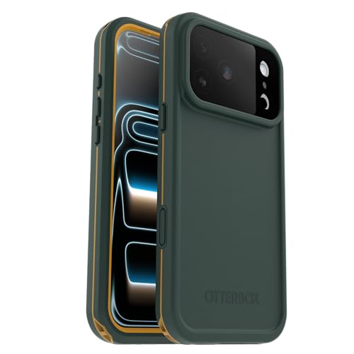 Image of OtterBox iPhone 17 Pro Max FRĒ Series Waterproof Case - Submerge Green - Waterproof iPhone Case up to 2 Meters, IP68, Phone Case for Swimming /Snorkeling