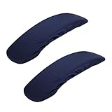 DOITOOL 2個椅子用ハンドルカバー 伸縮性素材で指紋や汚れ防止 メタルハンドルの冷たさを軽減 生地製カバー