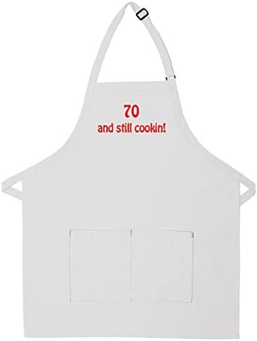 THE APRONPLACE Personalized Apron Embroidered Add Your Own Text, 2 Lines