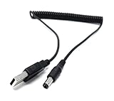DRUT 1.2m Big Pin 3.5mm to USB Charger Lead Cord Cable, Compatible With Nokia Old Classic Phones 3210, 3220, 3230, 3300, 3310, 3330, 3410, 3510, 6230, 6310, 7210, 8210 etc. (Coiled)