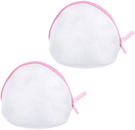 2PCS Bra Washing Bags for Laundry, Mesh Wash Bag for Bras with Zi...