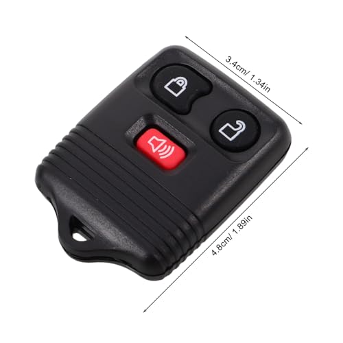 Llave remota de coche con 3 botones y control remoto sin llave para automóvil, pack de 2 2