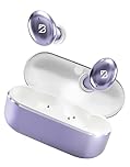 Tempo 30 Wireless Earbuds for Small Ears with Premium Sound, Comfortable Bluetooth Ear Buds for Women and Men, Purple Earphones for Small Ear Canals with Mic, IPX7 Sweatproof, Long Battery, Loud Bass