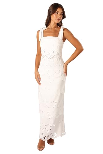 ☆フォクシー The Pippa Dress 42874ワンピースホワイト38☆ Petal & Pup Pippa Maxi Dress - Off White S at Amazon Women's